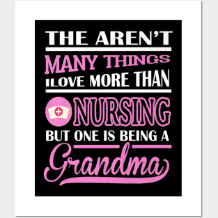 Grandma Nurse Nurses Day Posters and Art